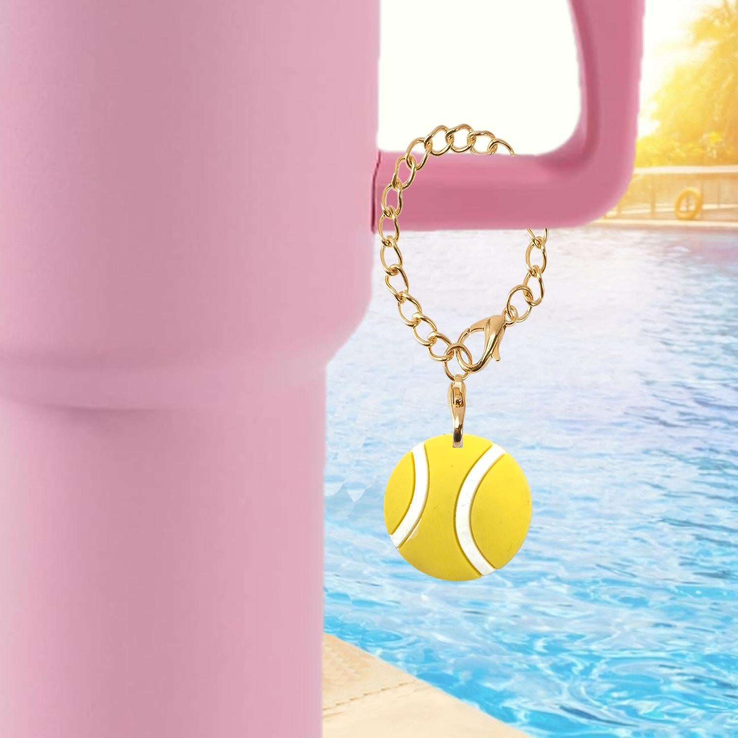 Wholesale Cute Ball Series Pendant Chain Lobster Clasp Pendant Cup Accessories